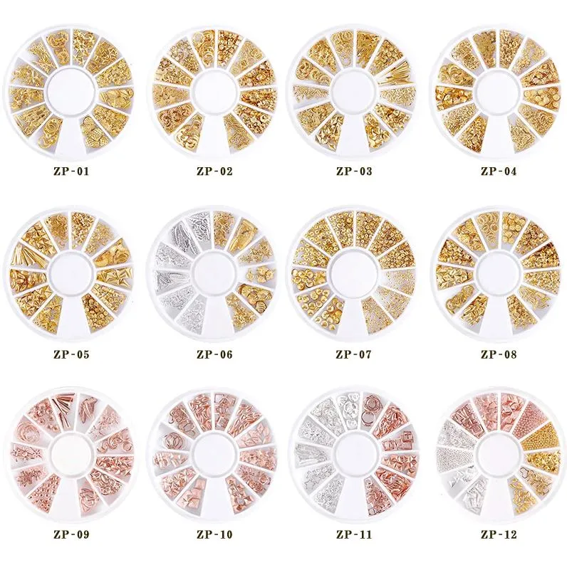 Mixed Patterns Nail Art Decoration Wheels