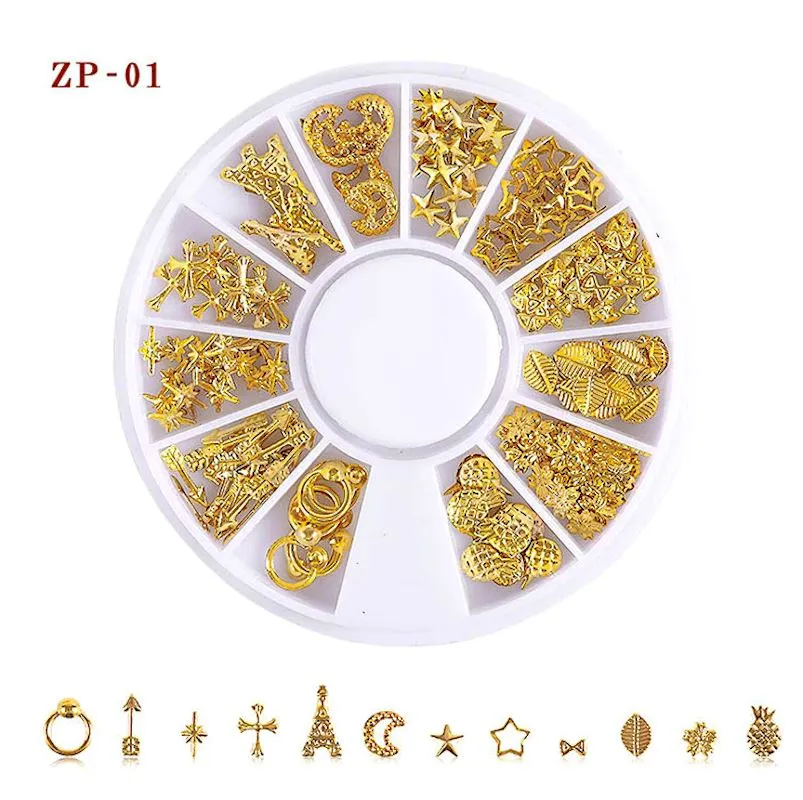 Mixed Patterns Nail Art Decoration Wheels