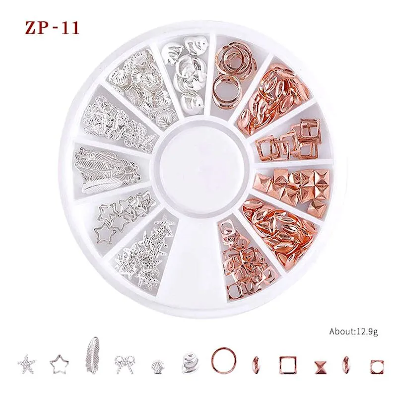 Mixed Patterns Nail Art Decoration Wheels