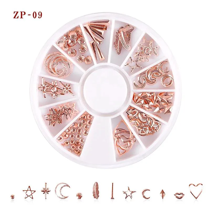 Mixed Patterns Nail Art Decoration Wheels