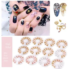 Mixed Patterns Nail Art Decoration Wheels