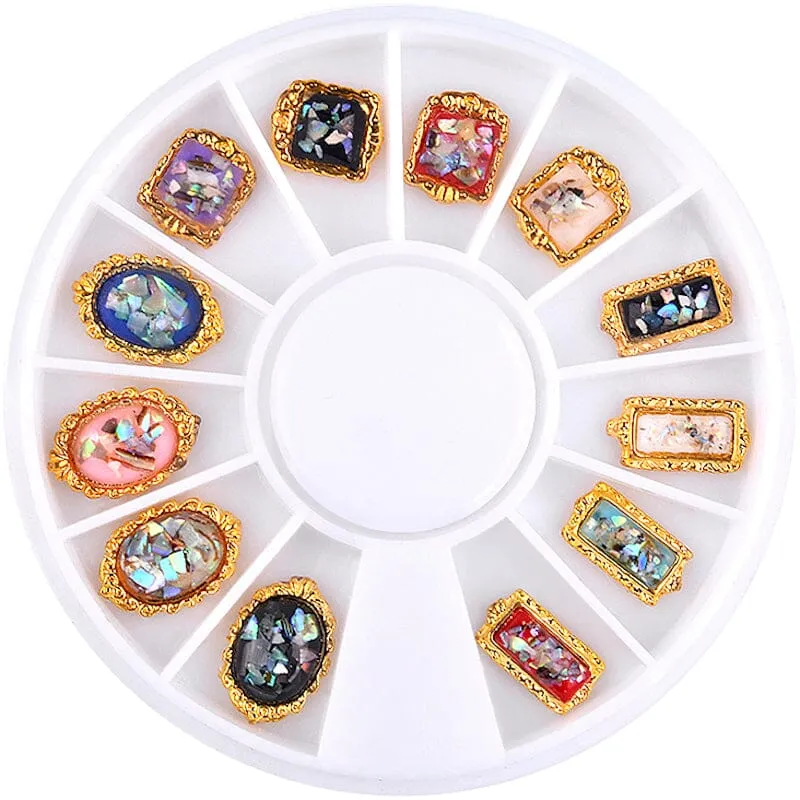 Nail Art Decoration Rhinestones Wheel SP0278