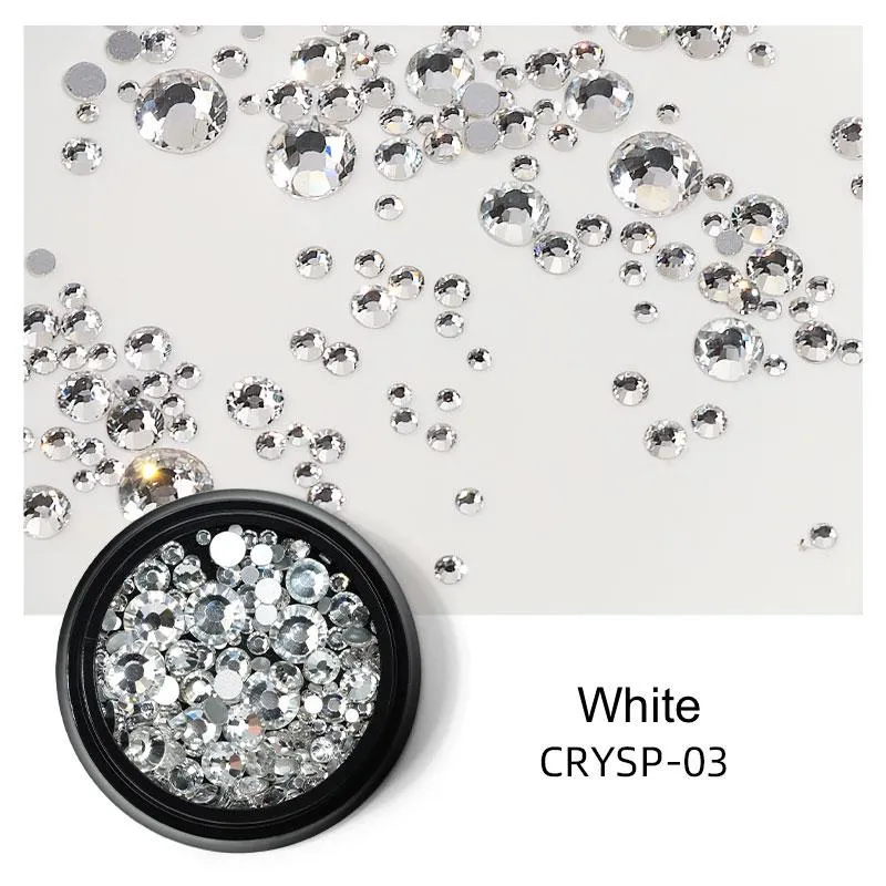 Nail Art Mix Rhinestones Sizes 175pcs