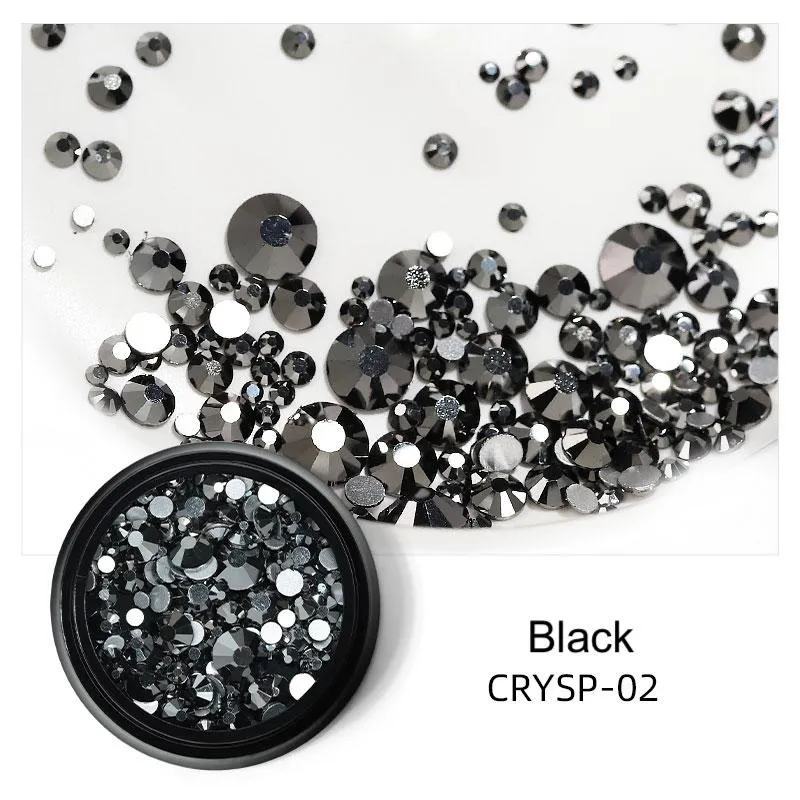 Nail Art Mix Rhinestones Sizes 175pcs