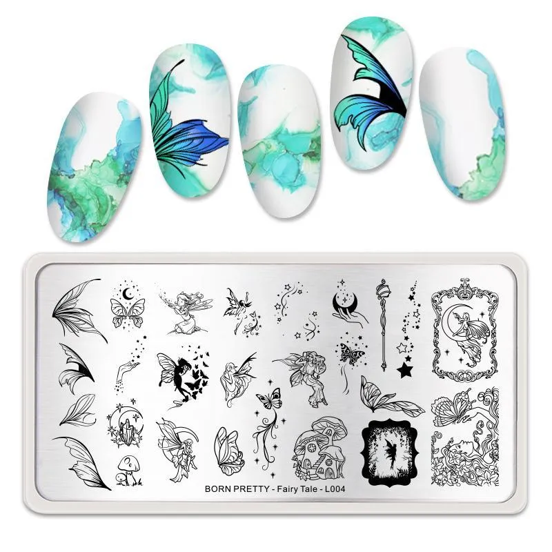 Nail Art Stamping Plates Born Pretty