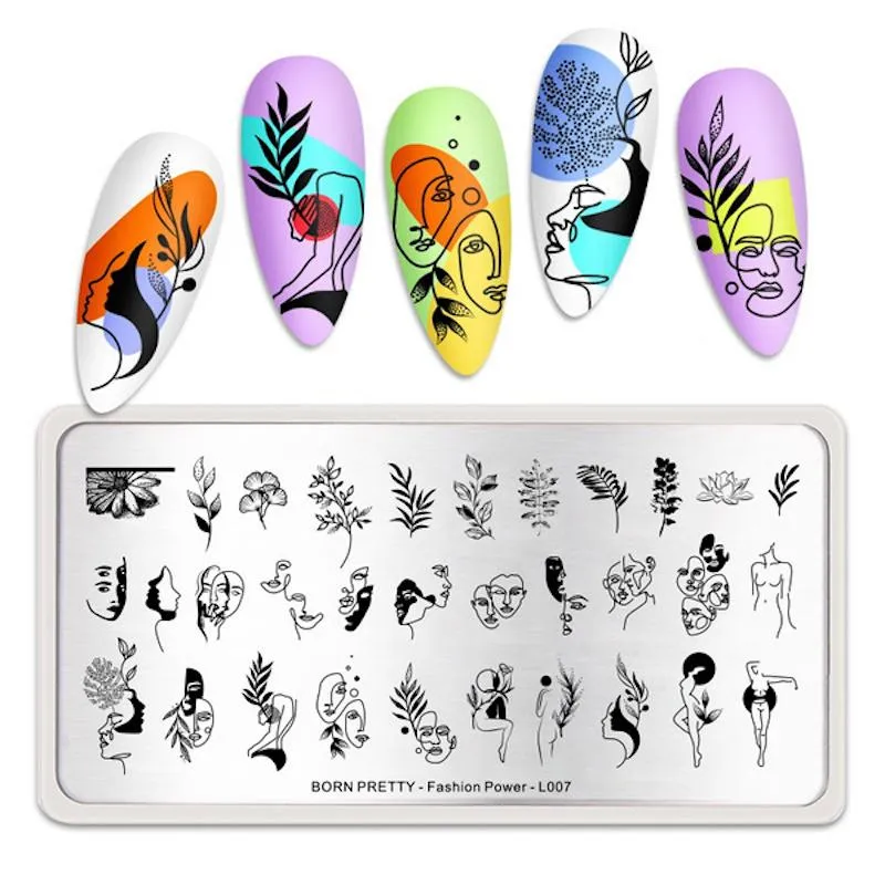 Nail Art Stamping Plates Born Pretty