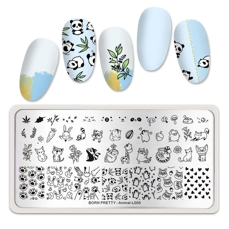 Nail Art Stamping Plates Born Pretty