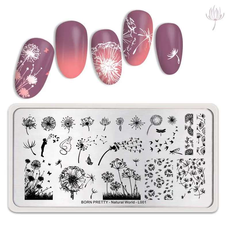 Nail Art Stamping Plates Born Pretty