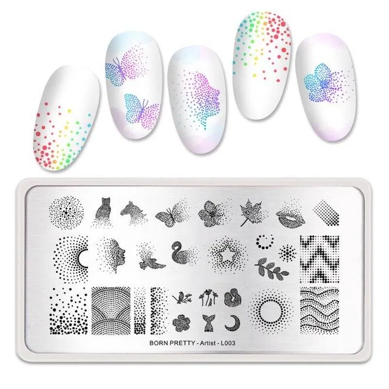 Nail Art Stamping Plates Born Pretty