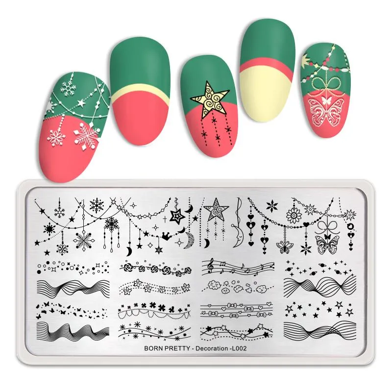 Nail Art Stamping Plates Born Pretty