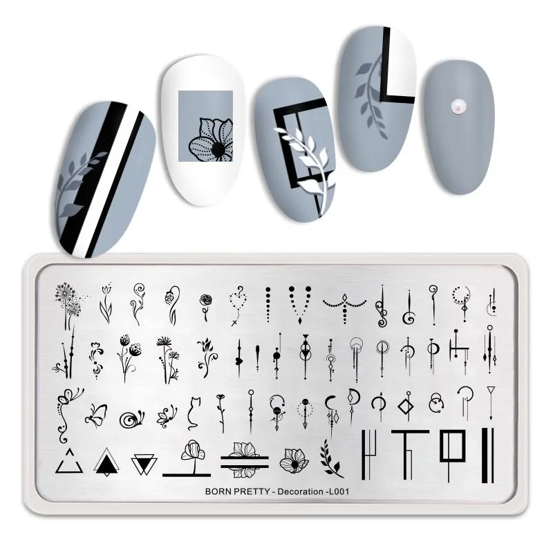 Nail Art Stamping Plates Born Pretty