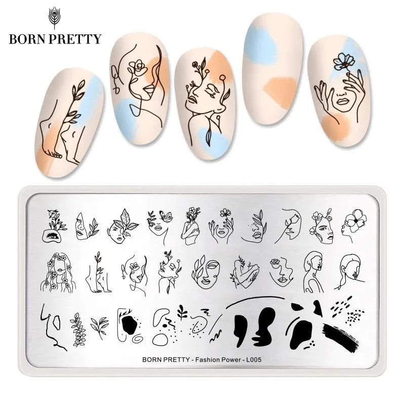 Nail Art Stamping Plates Born Pretty