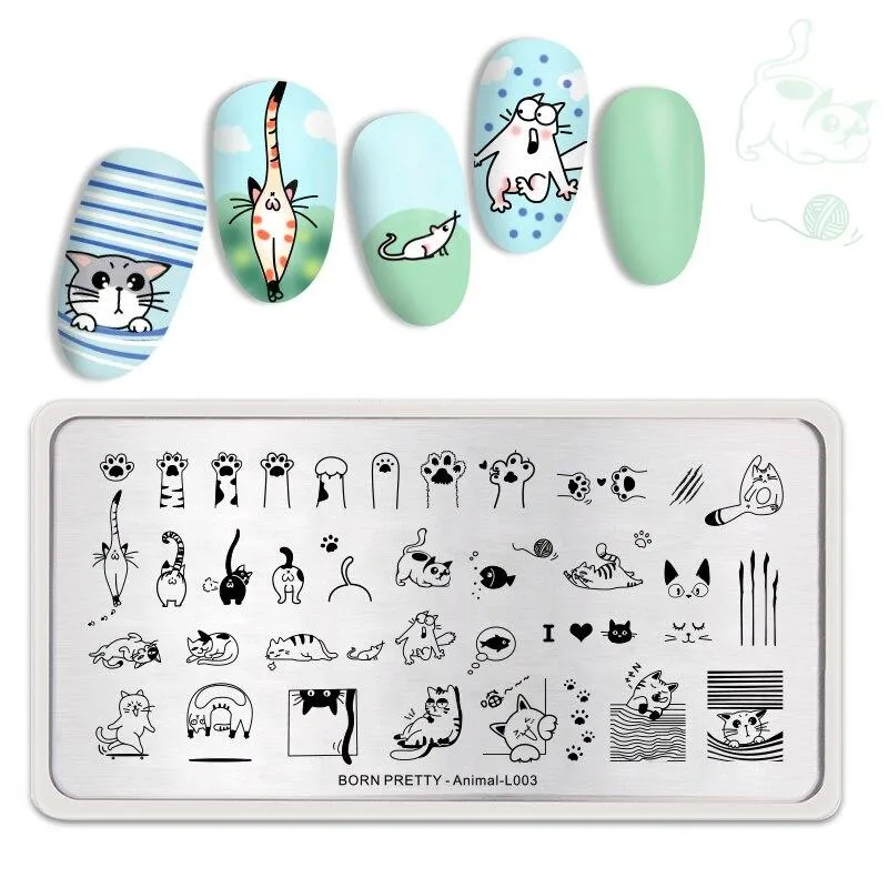 Nail Art Stamping Plates Born Pretty