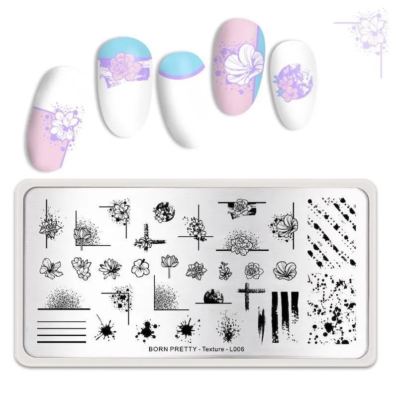 Nail Art Stamping Plates Born Pretty