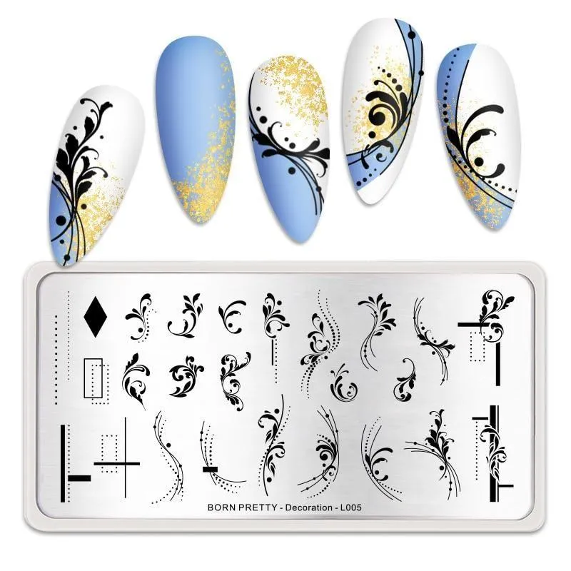 Nail Art Stamping Plates Born Pretty