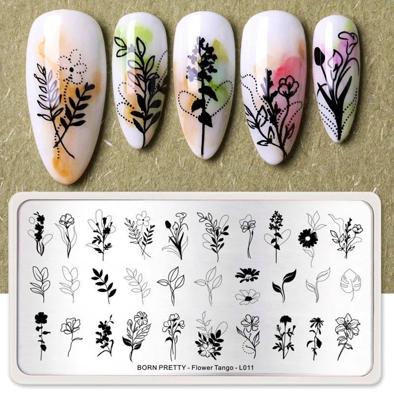 Nail Art Stamping Plates Born Pretty