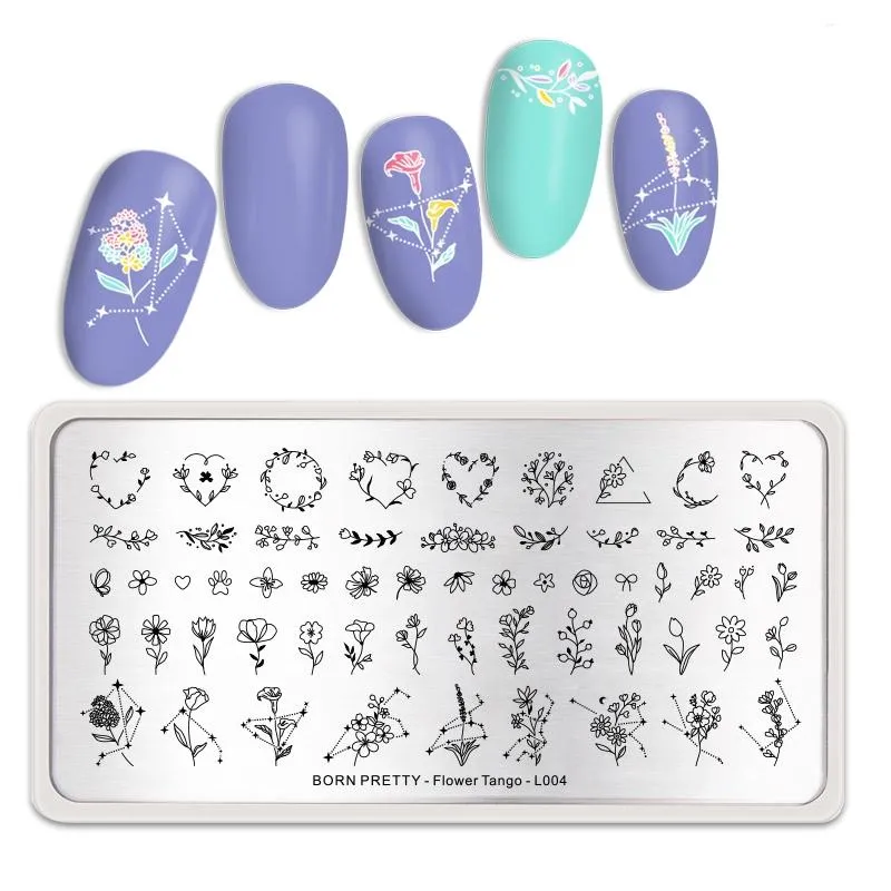 Nail Art Stamping Plates Born Pretty