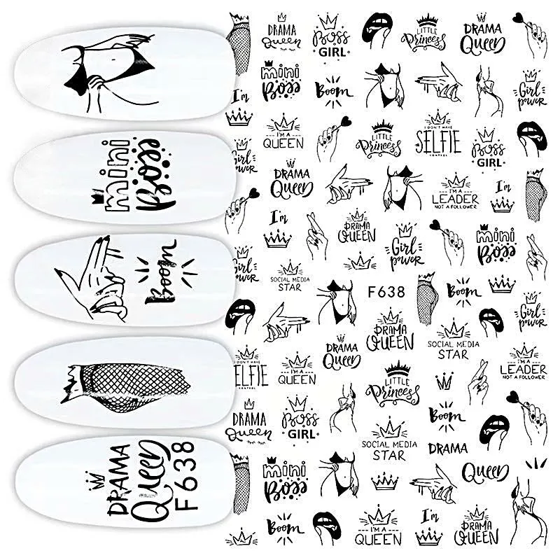 Nail Art Stickers - GIRL