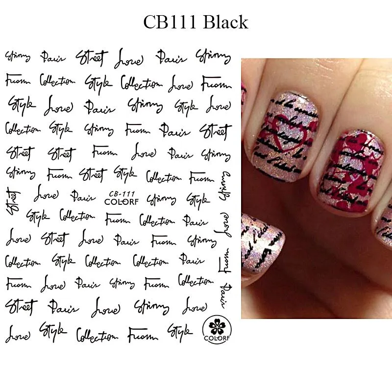 Nail Art Stickers - LOVE