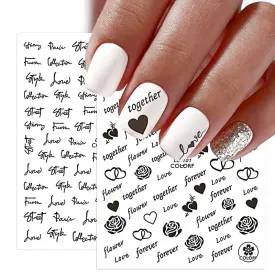 Nail Art Stickers - LOVE