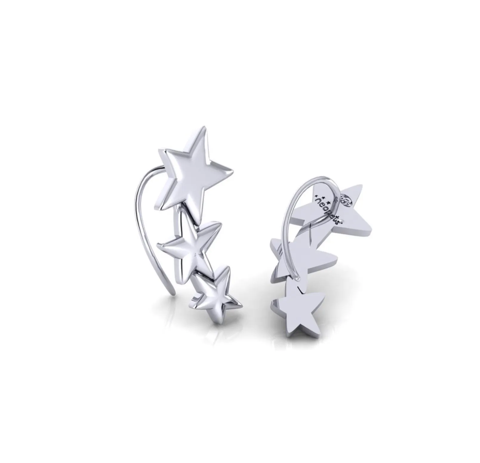 Neopets Triple Star Earring Climbers