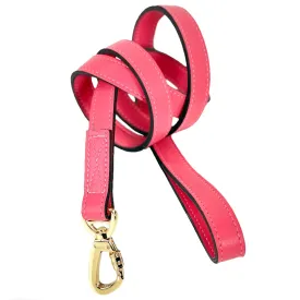 Octagon Dog Leash in Petal Pink  & Gold