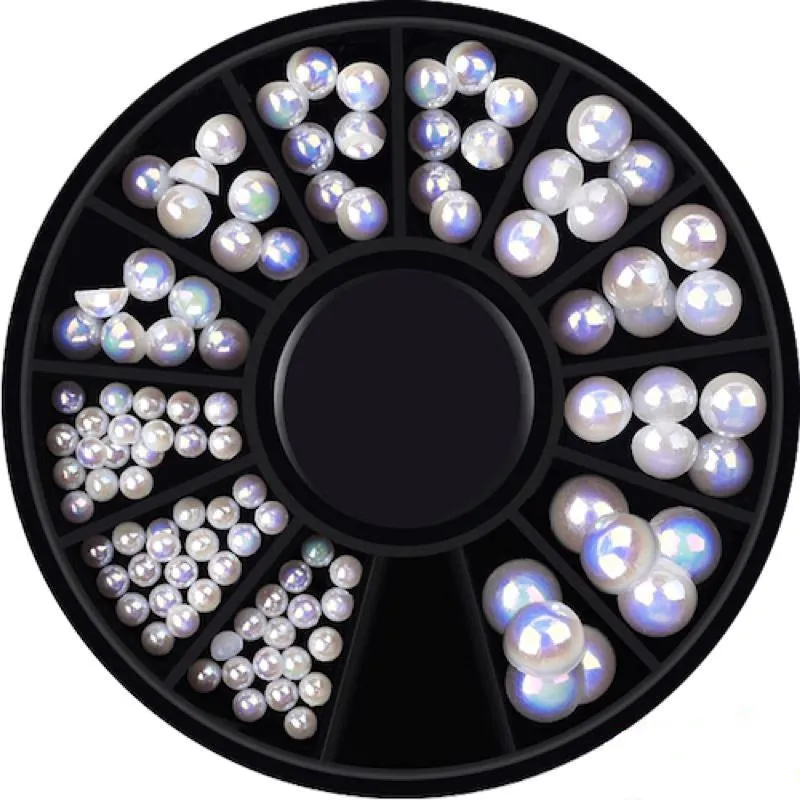 Pearls Nail Art Decoration Wheels