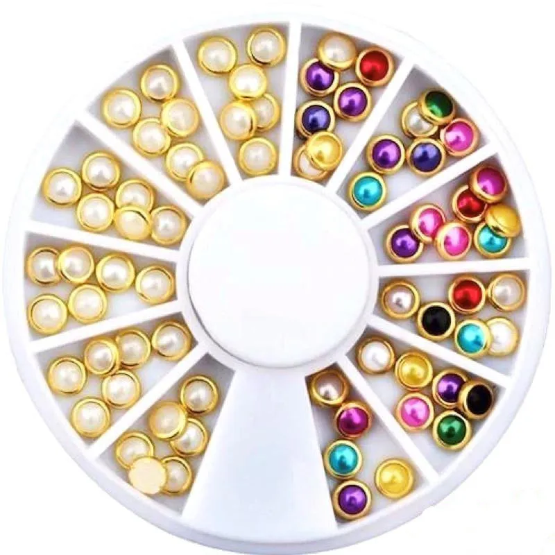 Pearls Nail Art Decoration Wheels