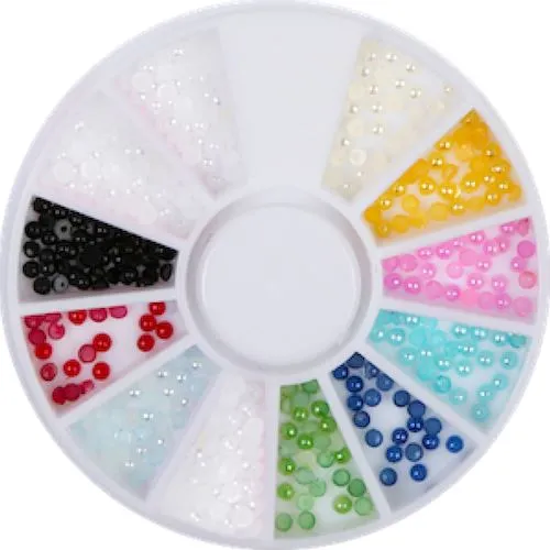 Pearls Nail Art Decoration Wheels