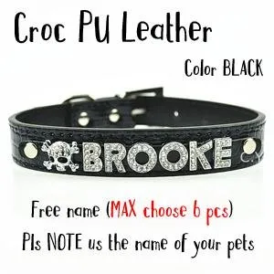 Personalized Bling Name Collar