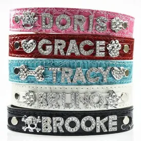 Personalized Bling Name Collar