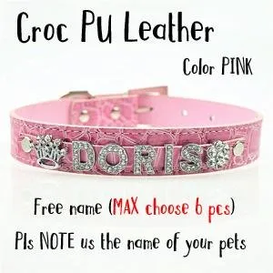 Personalized Bling Name Collar