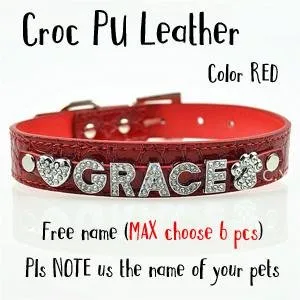 Personalized Bling Name Collar