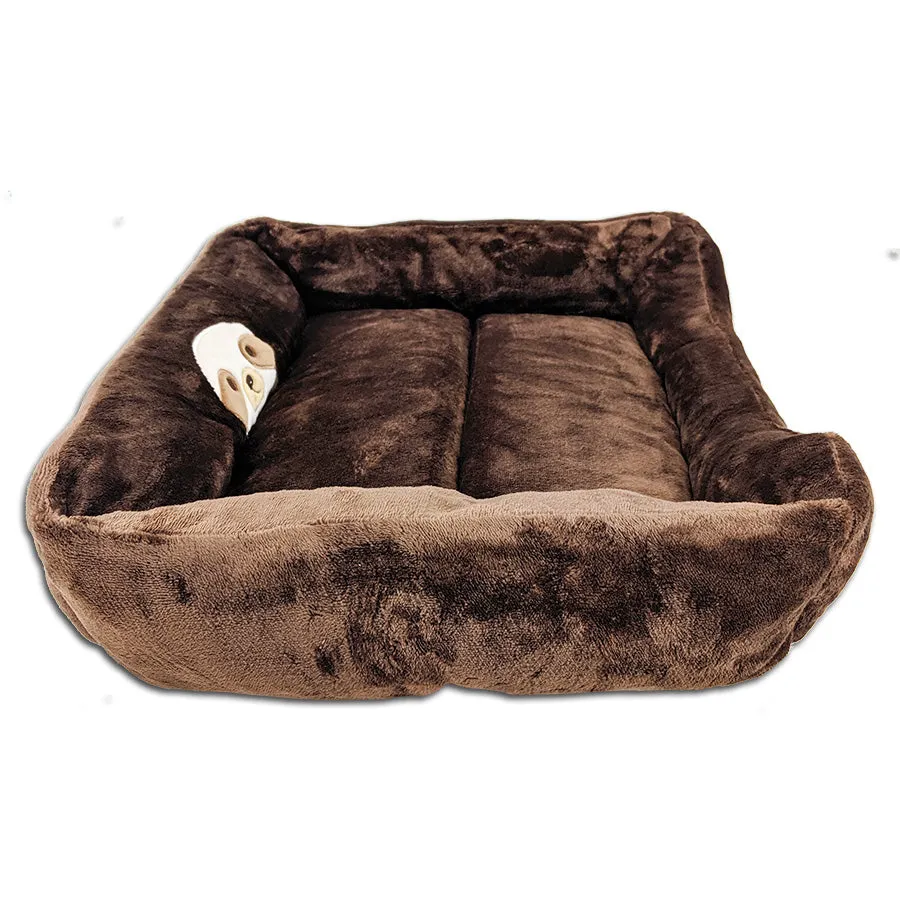 Pet Bed for Cats and Small Dogs | Cute Sloth Theme to Help Cuddle Your Loved Ones