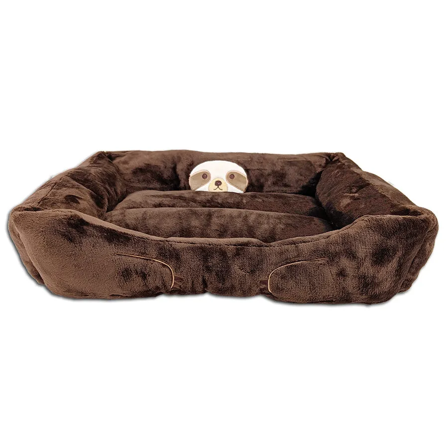 Pet Bed for Cats and Small Dogs | Cute Sloth Theme to Help Cuddle Your Loved Ones