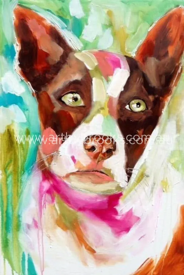 Pet portrait - Sheila 60 x90 cm