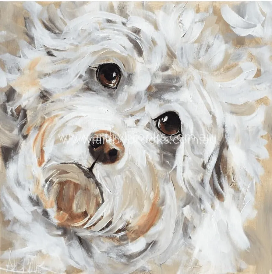 Pet portrait - Tilly 50x50 cm