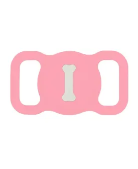 Pink AirTag Collar Holder