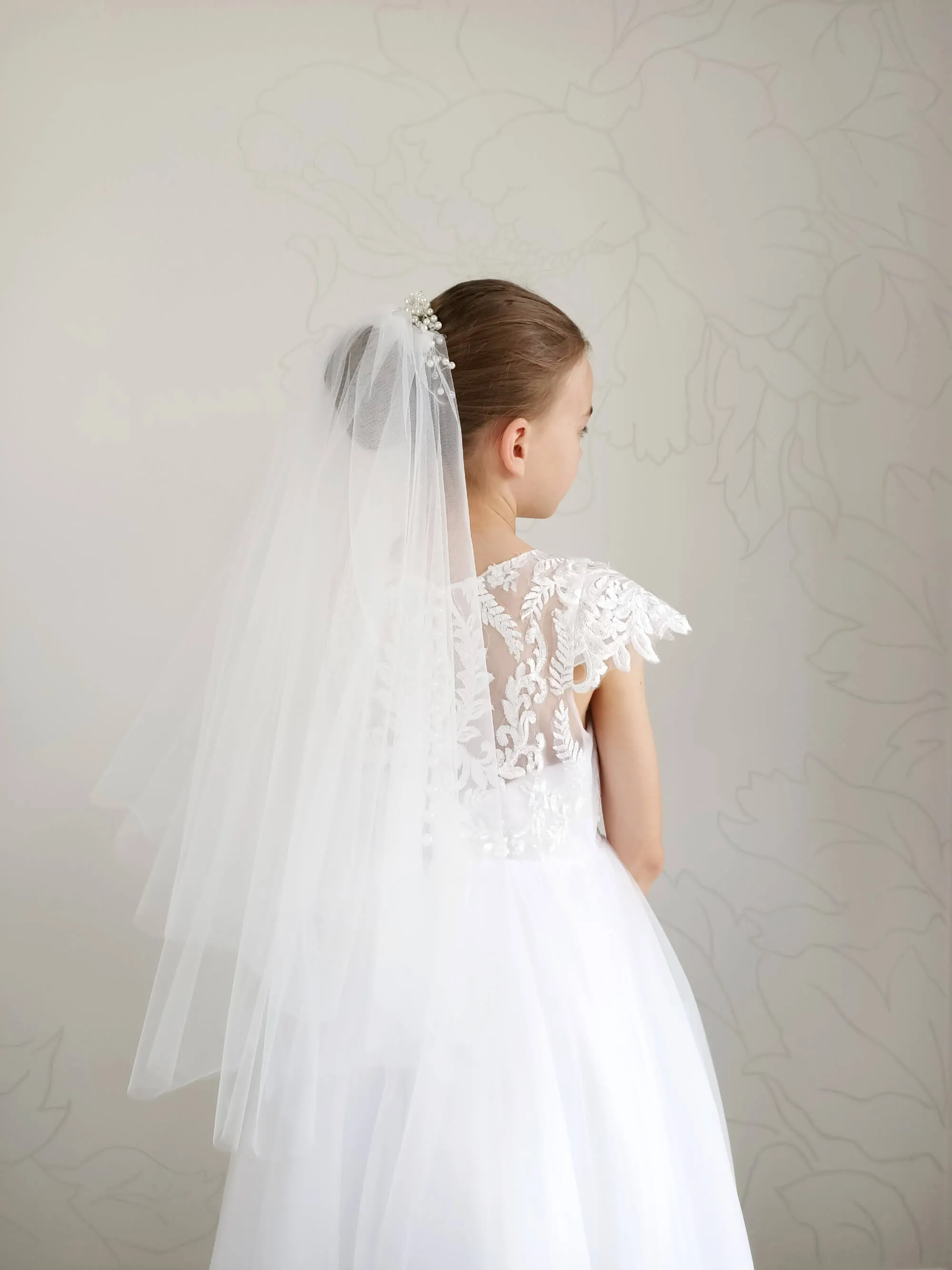 Plain First Communion Veil