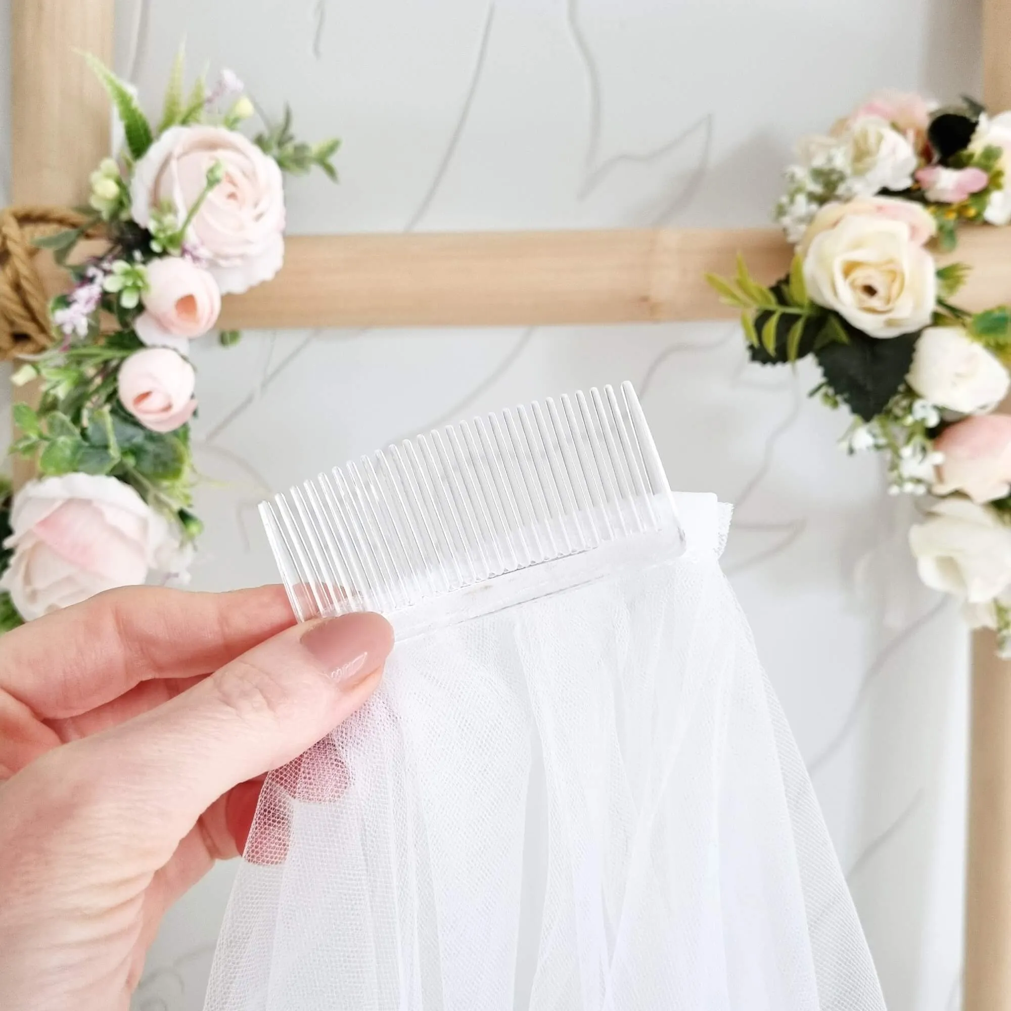 Plain First Communion Veil