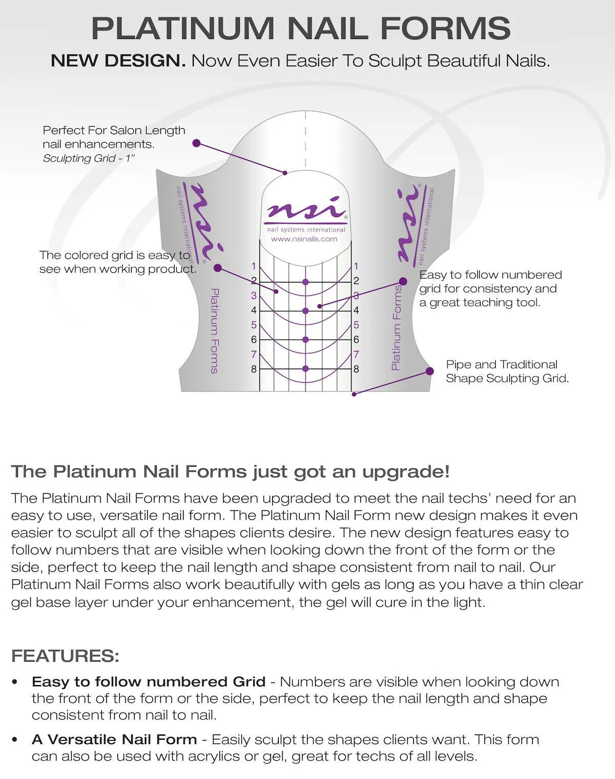 Platinum Nail Forms