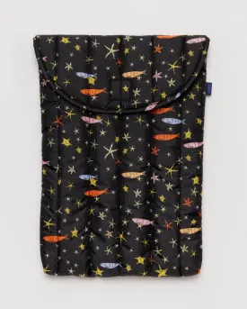 Puffy Laptop Sleeve 16" - Star Fish