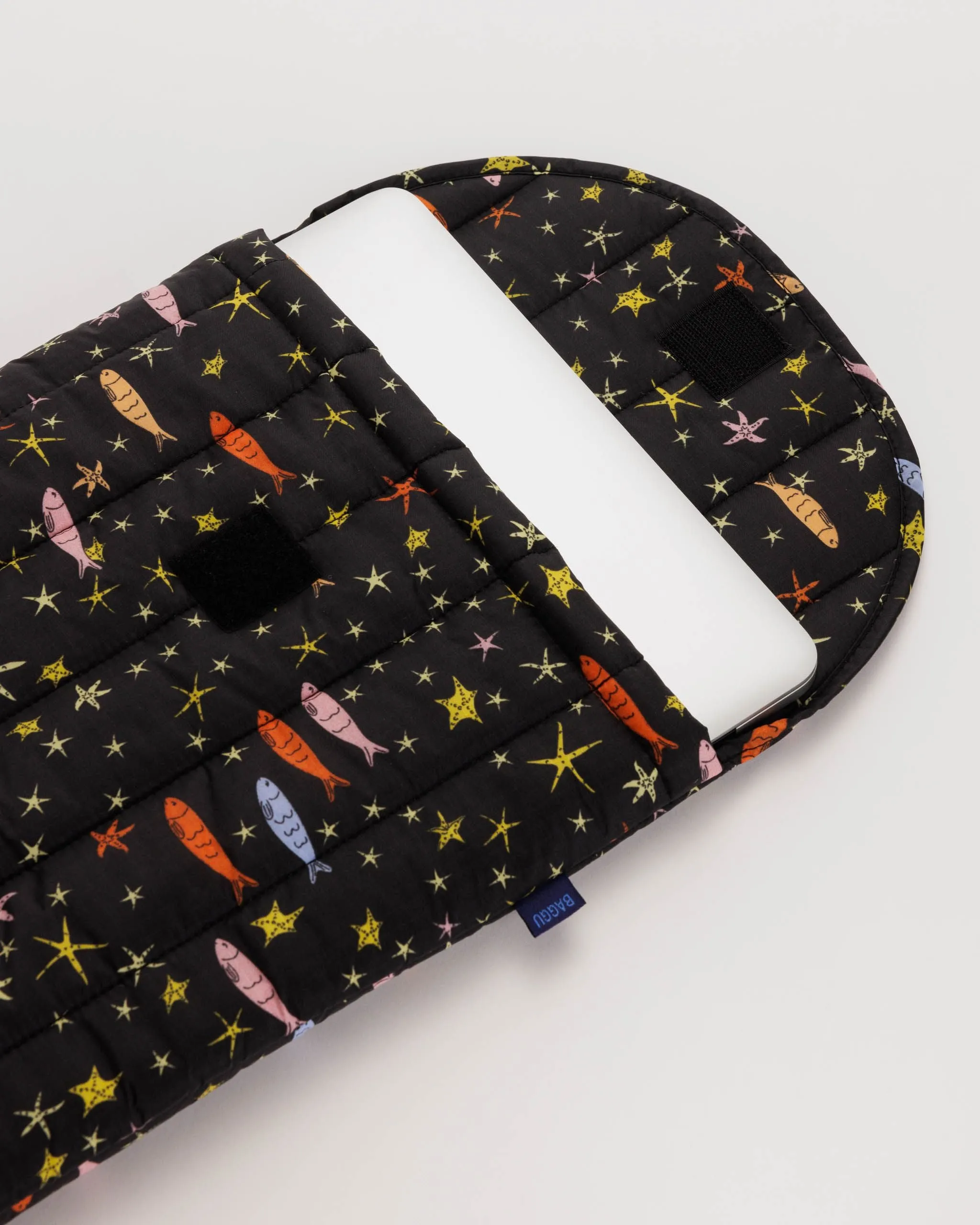 Puffy Laptop Sleeve 16" - Star Fish