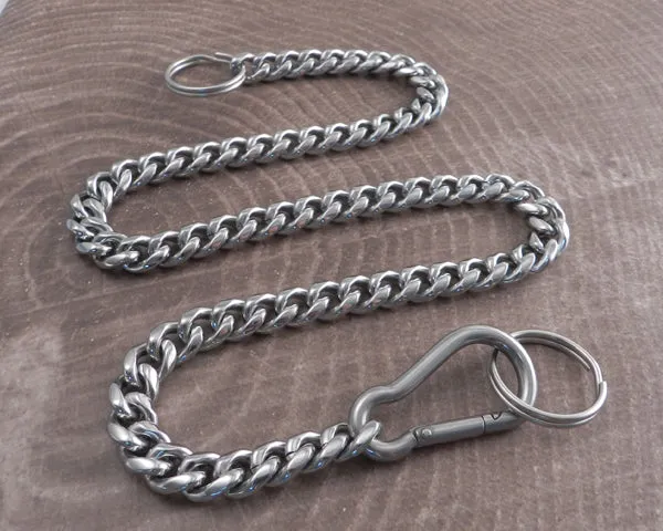 Pure Steel Smooth Leash - Necklace