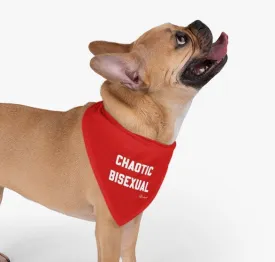 "Chaotic Bisexual" Pet Bandana