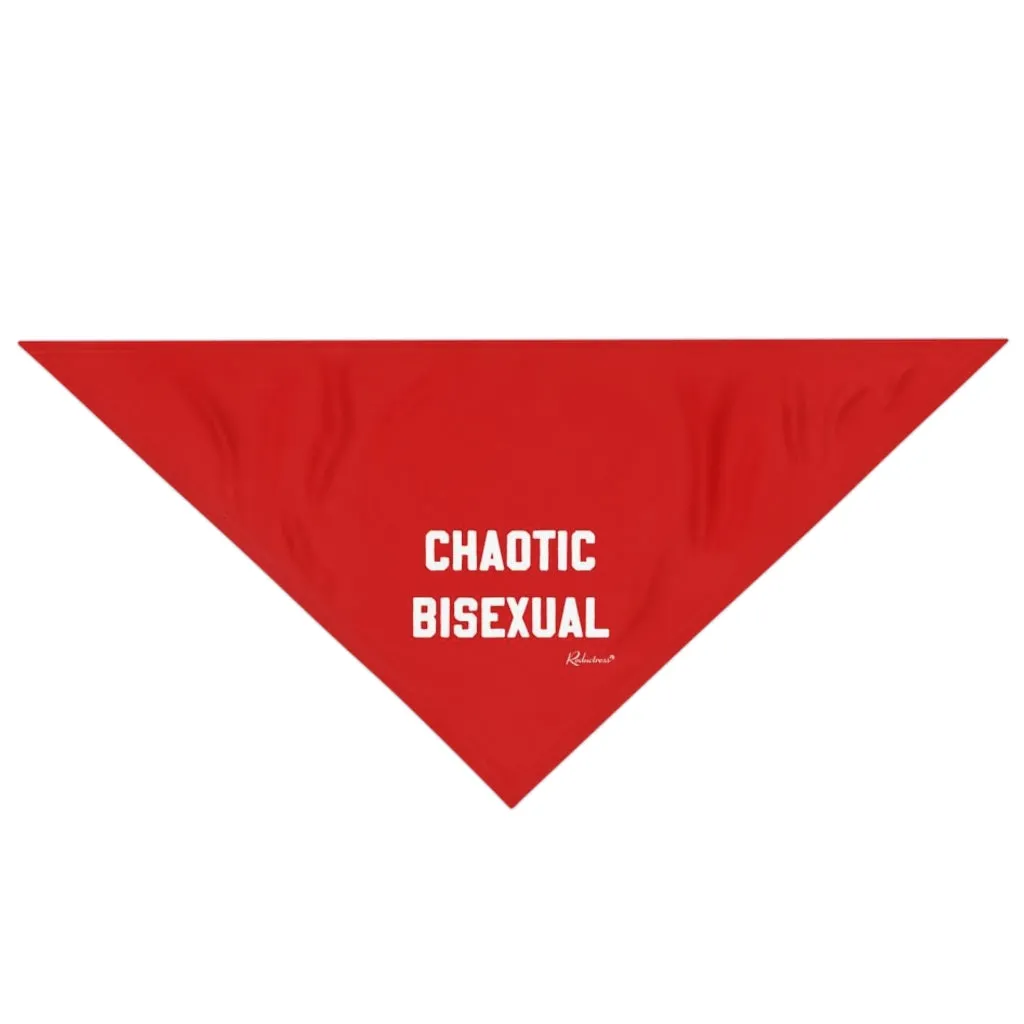 "Chaotic Bisexual" Pet Bandana