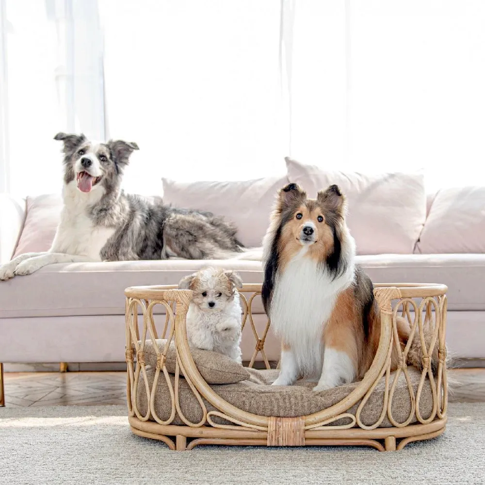 Rattan Pet Bed