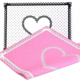 Silicone Nail Table Mat Heart Design