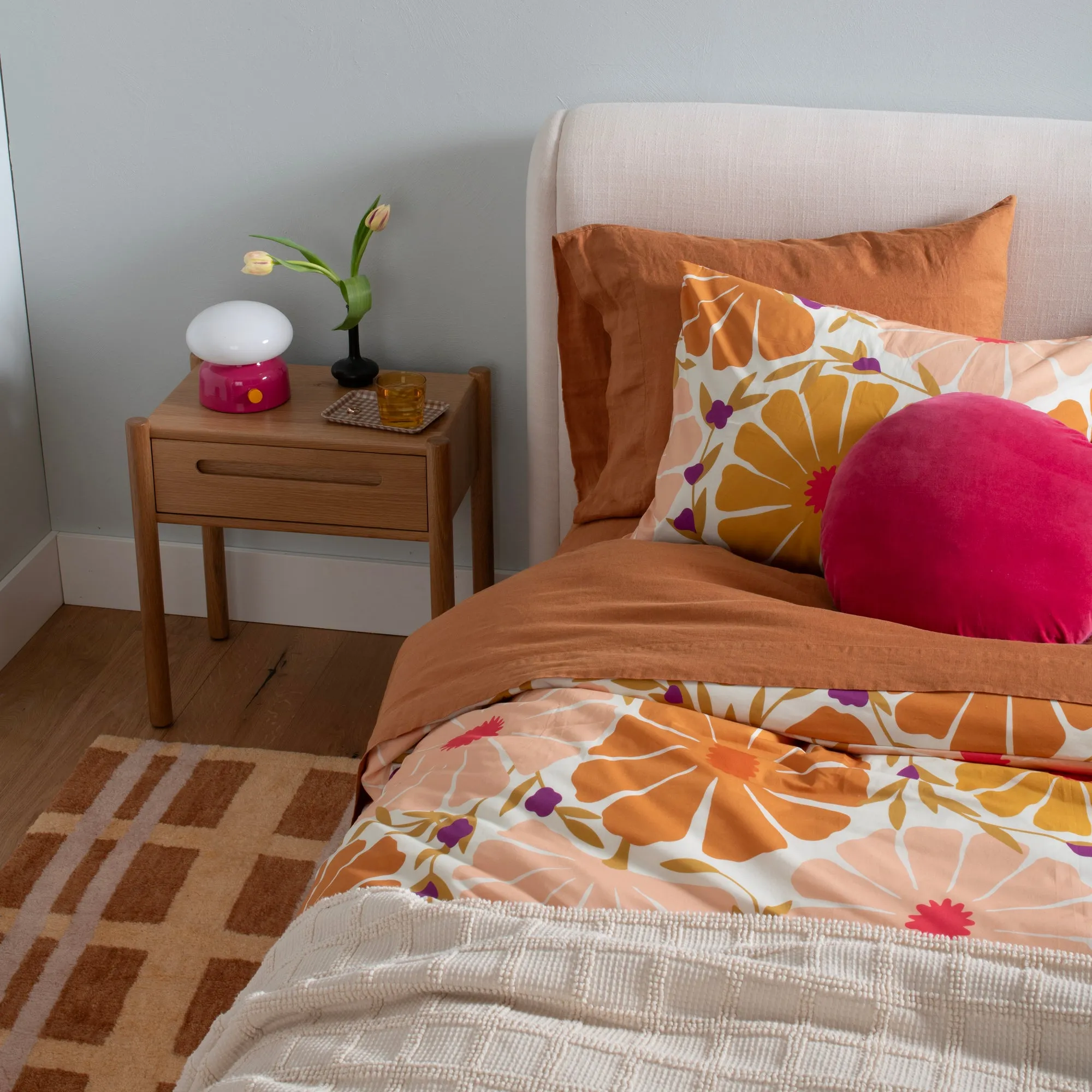 Sunburst Floral Duvet Cover