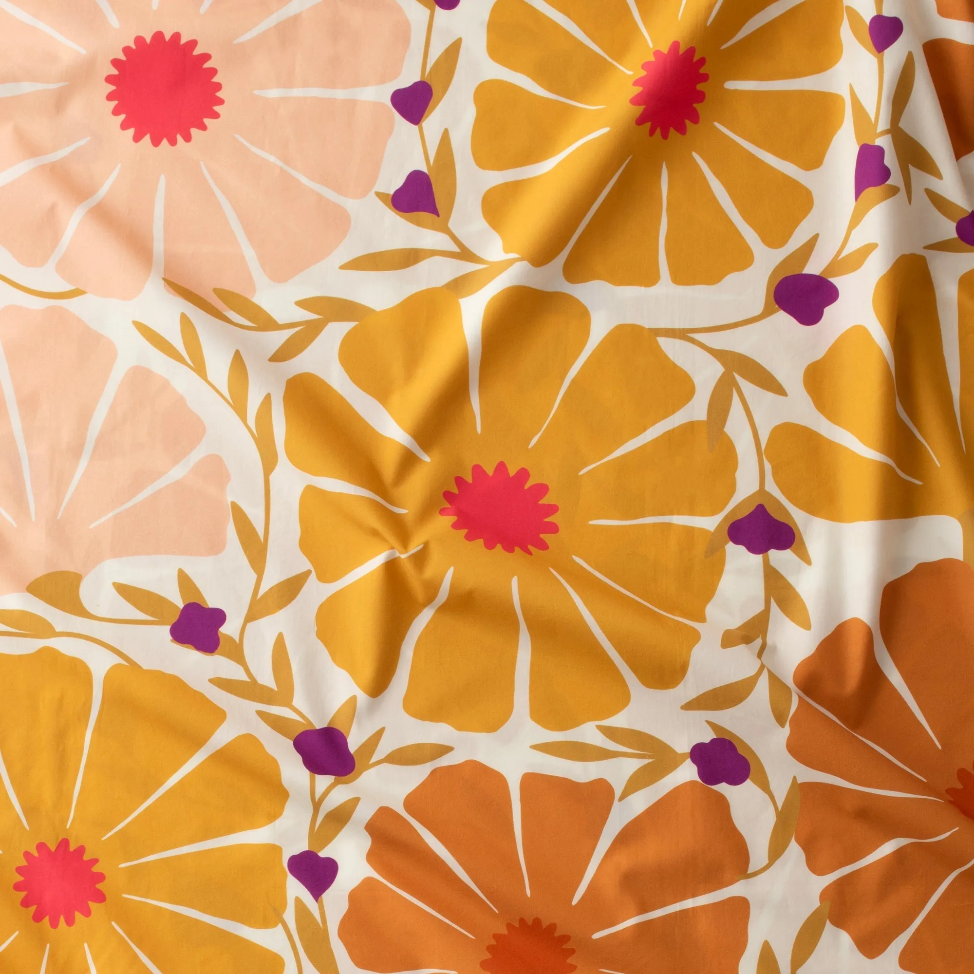 Sunburst Floral Duvet Cover